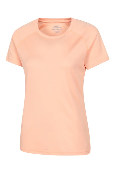 'Endurance' Women's IsoCool T-Shirt Sun Protection Breathable Tee Light Pink - Image 2