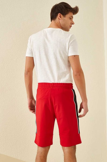 Men's Striped Jersey Shorts - Image 3