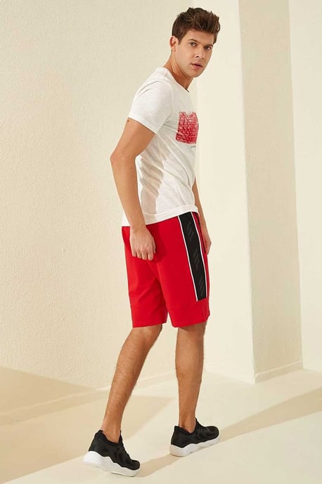 Men's Striped Jersey Shorts - Image 6
