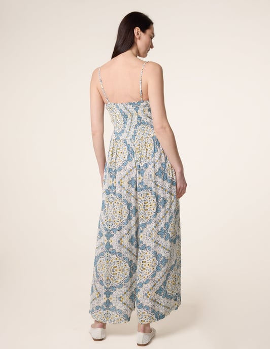 Shirred Drawstring Jumpsuit - Image 4