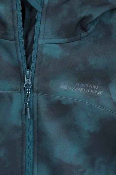 'Exodus' Women's Printed Softshell Jacket Water Resistant Windproof Activewear - Image 4