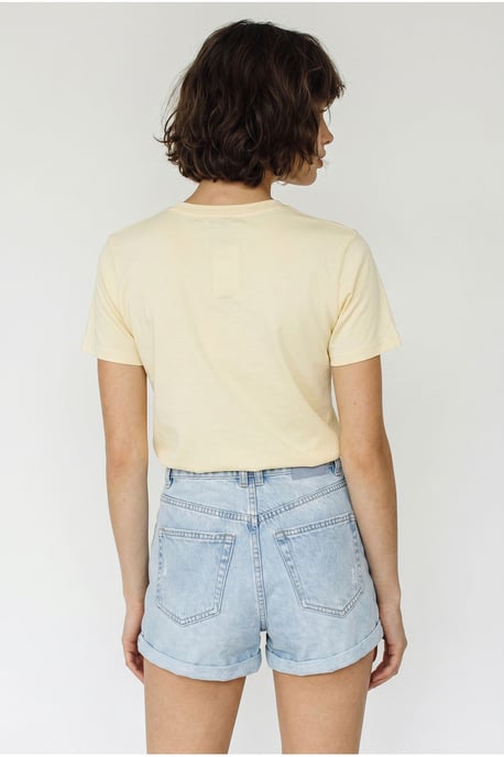 Embroidered Crew Neck Relaxed Fit T-Shirt - Image 6