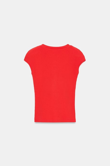 Fitted Cotton Jersey Crew Neck T-Shirt - Image 6