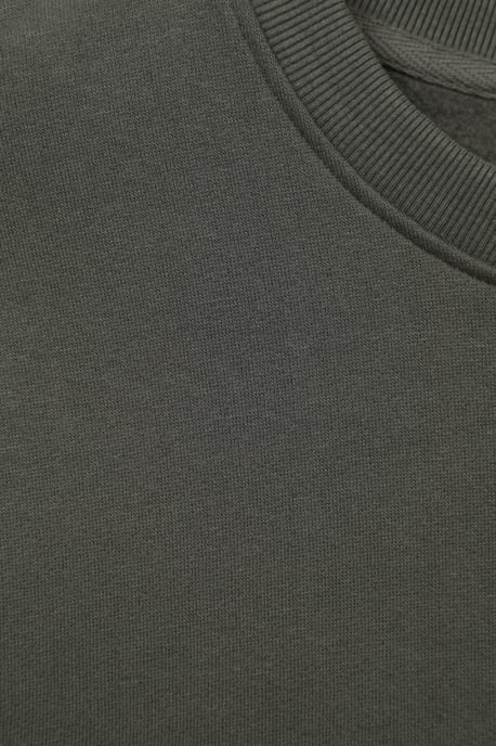 'Mountain Scene' Men's Graphic Sweatshirt Warm Casual Lightweight Pullover Top Khaki - Image 5