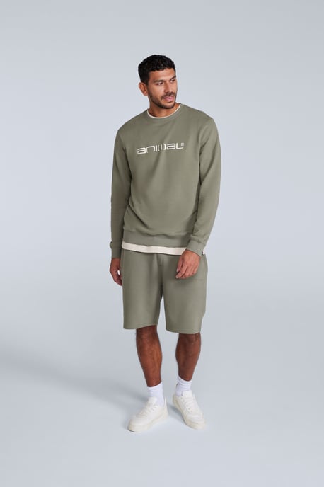 'Driver' Men's Sweatshirt Casual Soft Cotton Lightweight Breathable Pullover Top Khaki - Image 3