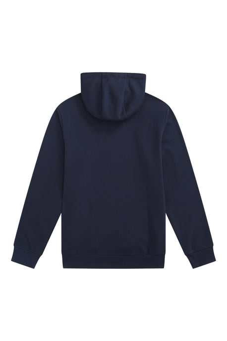 'Regional' Men's Cornwall Graphic Overhead Hoodie Drawcord Warm Cosy Pullover Navy - Image 2