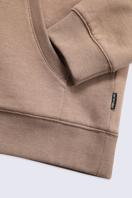 'Samuel' Men's Hoodie Sherpa Lined Drawcord Adjustable Hood Cosy Jumper - Image 5