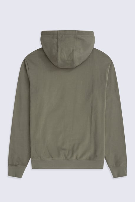 Driver' Men's Logo Hoodie with Pocket Cotton Warm Everyday Casual Pullover Forest Green - Image 6