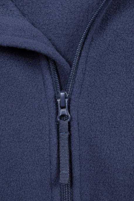'Camber' Kids Microfleece Hoodie Quick Dry Antipill Fabric Full Zip Jumper Dark Blue - Image 4