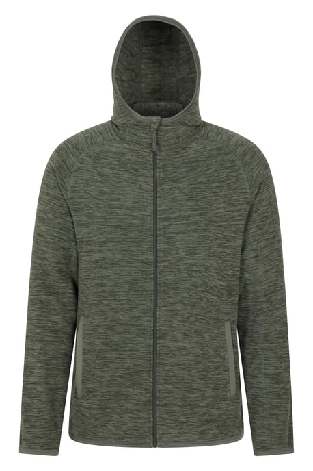 'Snowdon II' Men's Hoodie Breathable Comfy Casual Jumper Forest Green - Image 1