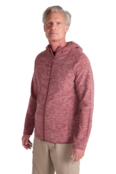 'Snowdon II' Men's Hoodie Breathable Comfy Casual Jumper Dark Brown - Image 1
