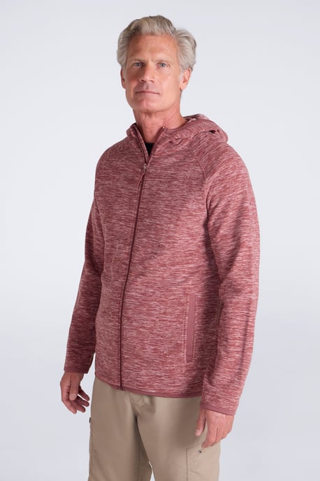 'Snowdon II' Men's Hoodie Breathable Comfy Casual Jumper Dark Brown - Image 2