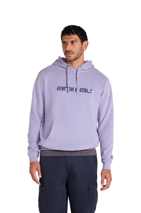 Driver' Men's Logo Hoodie with Pocket Cotton Warm Everyday Casual Pullover Light Blue - Image 5