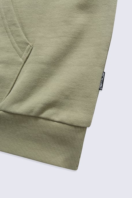 'River' Men's St Ives Regional Hoodie with Kangaroo Pocket Warm Cosy Pullover Khaki - Image 5