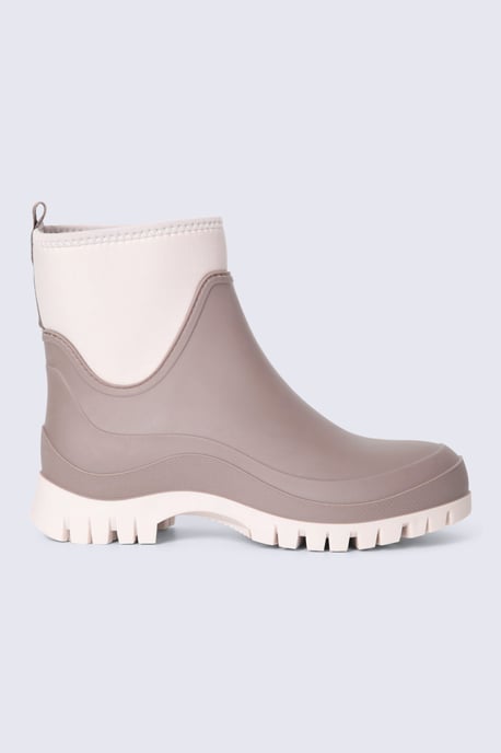 'Bailey' Women's Wellies Durable Rubber Outsole Moisture Wicking Comfy Rain Boots Taupe - Image 2
