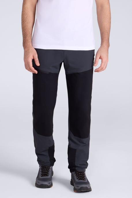 'Trailhead' Men's Water Resistant Trousers Hiking Pants Lightweight Outdoor Bottoms Black - Image 2