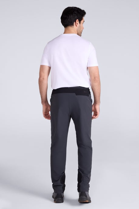 'Trailhead' Men's Water Resistant Trousers Hiking Pants Lightweight Outdoor Bottoms Black - Image 5