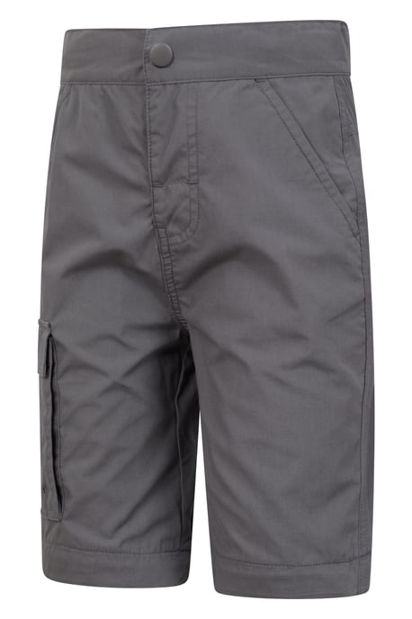 'Active' Kids Convertible Trousers Fade Resistant Outdoor Hiking Zip Off Pants Charcoal - Image 5
