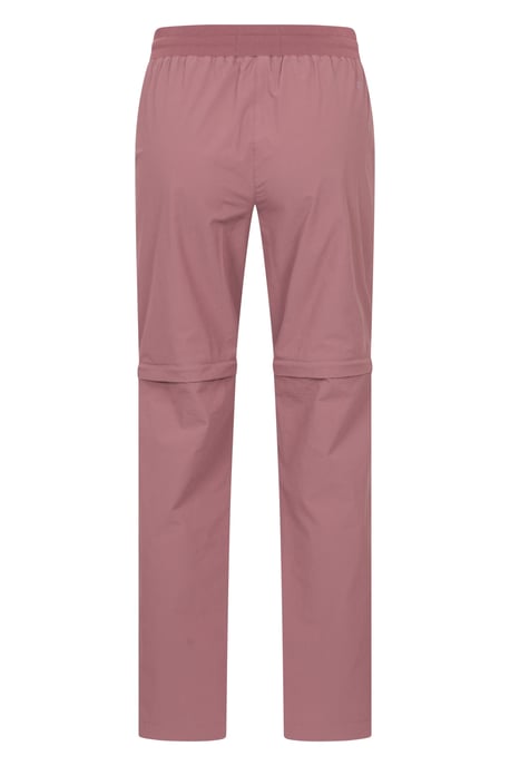 'Explorer' Women's Zip Off Trouser Short Lightweight Quick Dry Convertible Pants Pink - Image 3