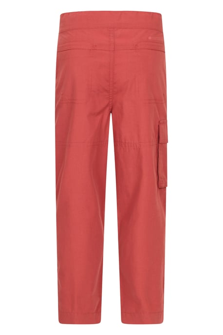 'Active' Kids Trousers with Multiple Pockets Hook & Loop Closure Quick Drying Pants Orange - Image 3