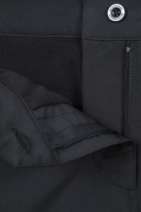 'Arctic II' Women's Thermal Trousers Casual Stretchy Fleece Lined Outdoor Pants Black - Image 5
