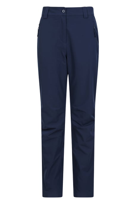 'Arctic II' Women's Thermal Trousers Casual Stretchy Fleece Lined Outdoor Pants Navy - Image 1