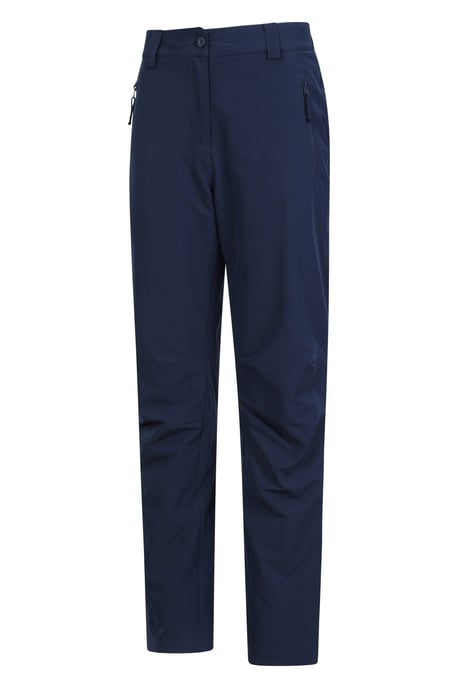 'Arctic II' Women's Thermal Trousers Casual Stretchy Fleece Lined Outdoor Pants Navy - Image 4
