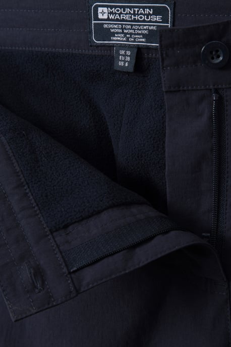 'Winter Hiker' Women's Stretch Trousers Warm Lightweight Quick Dry Outdoor Pants Navy - Image 6