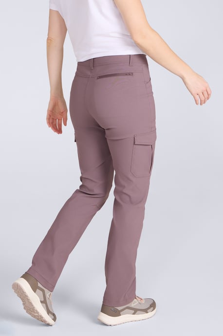 'Conniston' Women's Cargo Trousers Quick Dry Stretchy Camping Hiking Pants Brown - Image 3