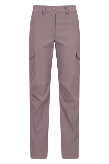 'Conniston' Women's Cargo Trousers Quick Dry Stretchy Camping Hiking Pants Brown - Image 5