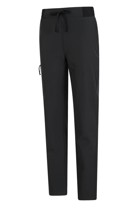 'Adventure' Women's Water Resistant Trouser Windproof Fleece Lined Outdoor Pants Black - Image 4