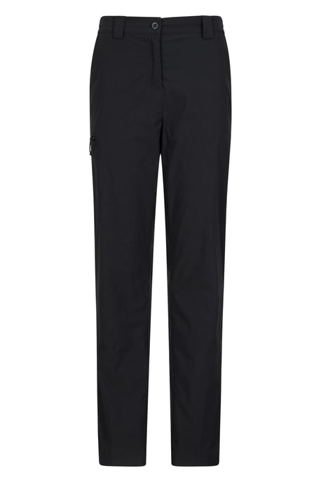 'Winter Hiker' Women's Stretch Trousers Warm Lightweight Quick Dry Outdoor Pants Black - Image 1