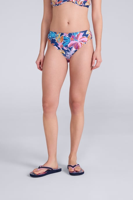 'Docks' Women's Bikini Bottoms Chlorine Resistant Stretchy Beach Swimwear Briefs Purple - Image 1
