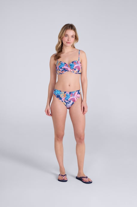 'Docks' Women's Bikini Bottoms Chlorine Resistant Stretchy Beach Swimwear Briefs Purple - Image 2