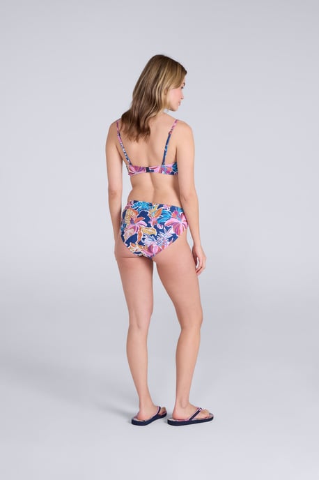'Docks' Women's Bikini Bottoms Chlorine Resistant Stretchy Beach Swimwear Briefs Purple - Image 4