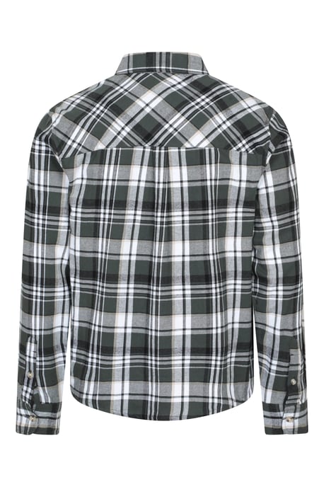 'Trace' Men's Flannel Shirt 100% Cotton Long Sleeve Everyday Casual Winter Top - Image 3