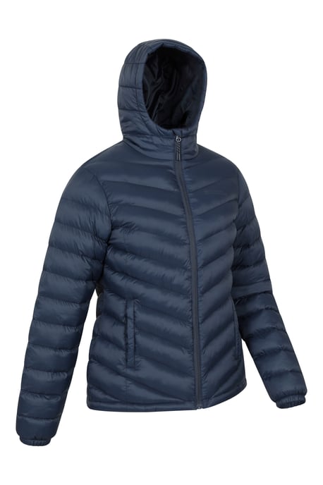 'Seasons' Women's Padded Jacket Water Resistant Insulated Winter Coat Navy - Image 2