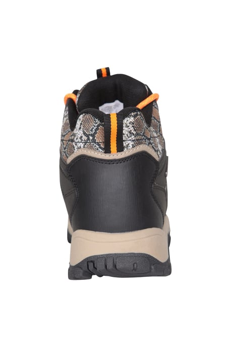 'Adventurer' Women's Printed Waterproof Boots EVA Footbed Outdoors Hiking Trekking Shoes Dark Brown - Image 4