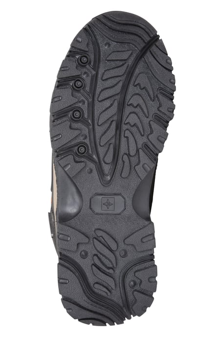'Adventurer' Women's Printed Waterproof Boots EVA Footbed Outdoors Hiking Trekking Shoes Dark Brown - Image 6