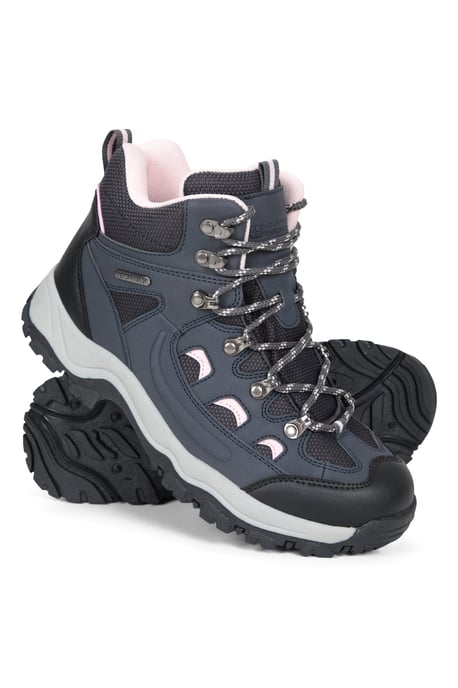 'Adventurer' Women's Waterproof Rain Boots Cushioned Footbed Mesh Lining Trail Trekking Wellies - Image 1