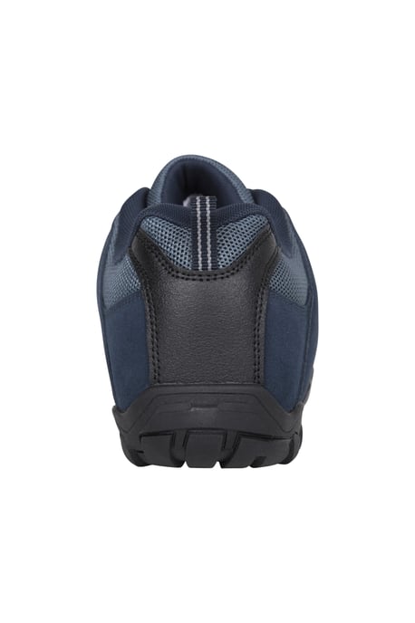 Men's Walking Shoes Suede Mesh Upper Rubber Outsole Everyday Footwear Dark Blue - Image 3