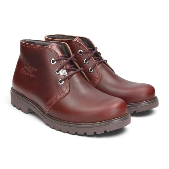 Panama Jack Herr Burgundy Läder Vattentäta Snörstövlar - Bota C77 - Image 3
