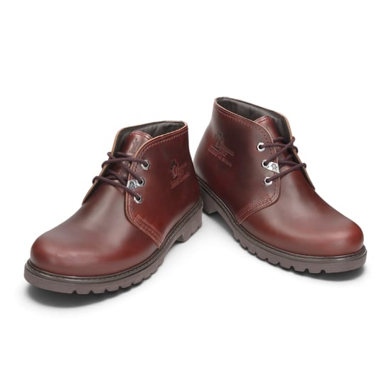 Panama Jack Herr Burgundy Läder Vattentäta Snörstövlar - Bota C77 - Image 4
