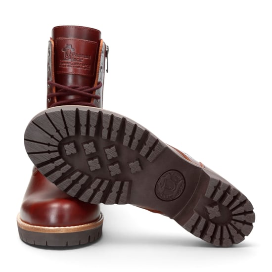 Panama Jack Waterdichte Warme Veterlaarzen van Bordeauxrood Leer voor Dames - Padma B25 - Image 6