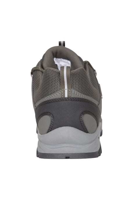 'Path' Men's Walking Shoes Cushioned Footbed Mesh Lining Waterproof Comfy Trail Trekking Trainers Khaki - Image 3