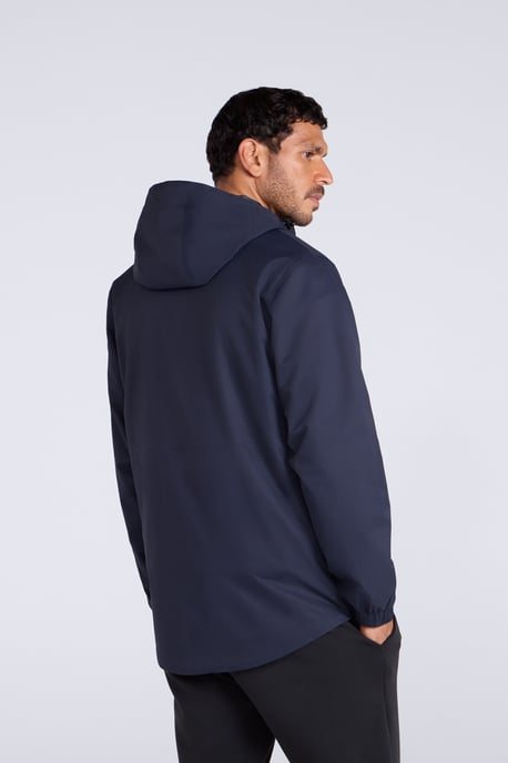 'Pace' Men's Waterproof Jacket with Adjustable Hood & Cuffs Packable Coat - Image 3