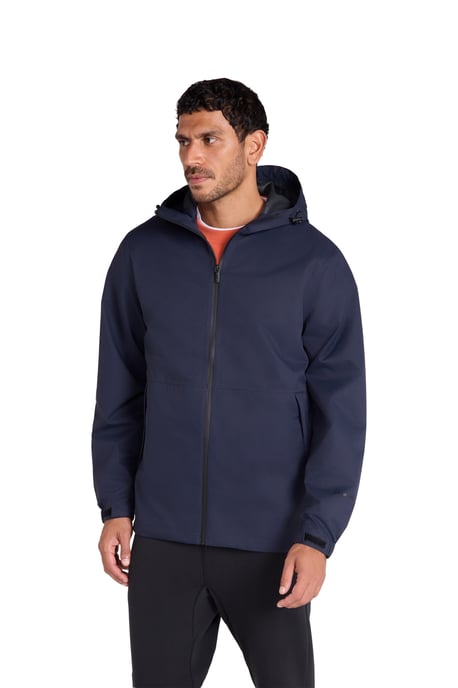 'Pace' Men's Waterproof Jacket with Adjustable Hood & Cuffs Packable Coat - Image 5