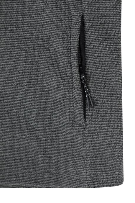 'Grid' Women's Hooded Midlayer Jacket Breathable Active Outdoor Full Zip Top Black - Image 5