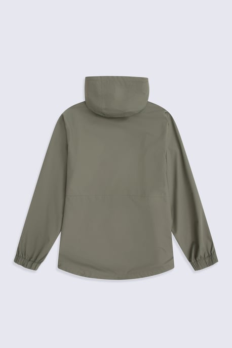 'Pace' Men's Waterproof Jacket with Adjustable Hood & Cuffs Packable Coat Forest Green - Image 6