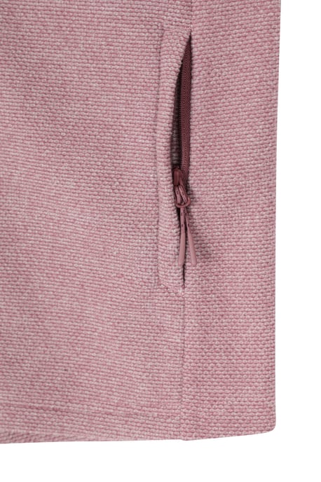 'Grid' Women's Hooded Midlayer Jacket Breathable Active Outdoor Full Zip Top Purple - Image 5